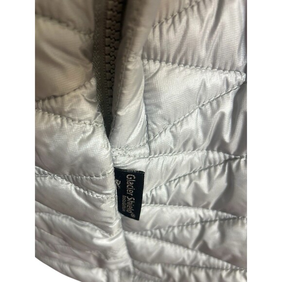 Steve Madden Glacier Shield  Insulated Womens XL Silver Hoodie Faux Fur Lined - Picture 13 of 16